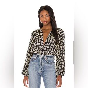 Amuse Society Charmer Woven Blouse